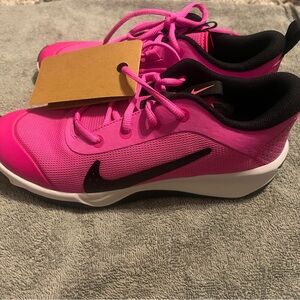 New Nike Fuchsia and Black Sneakers